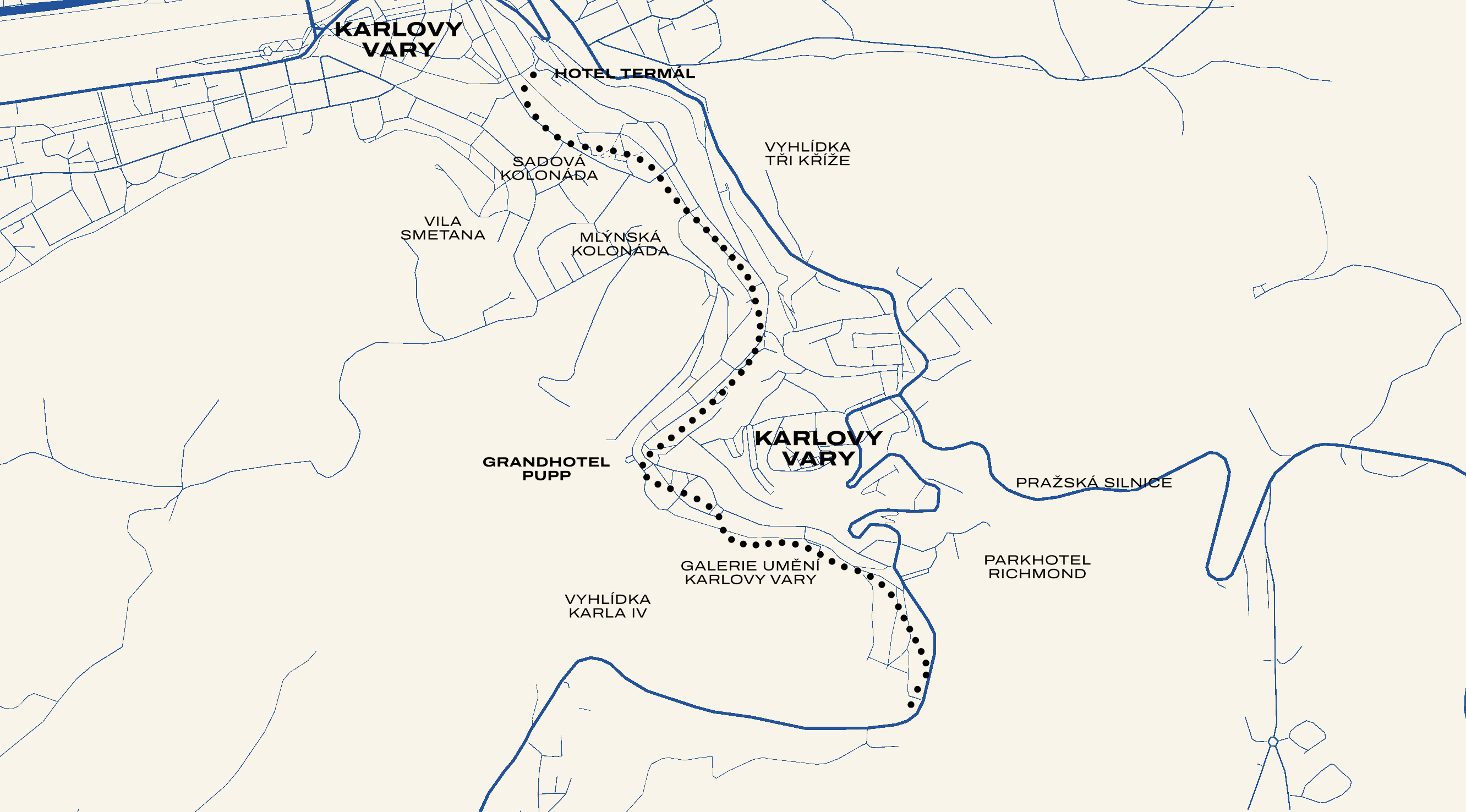 Mapa Karlovy Vary